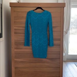 Long sleeve, short dress